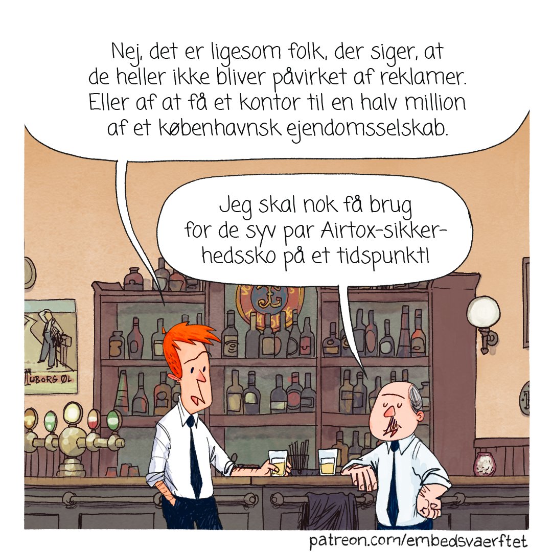 Man kan jo altid hænge i baren og håbe på, at en lobbyist kommer forbi og giver en omgang #dkpol