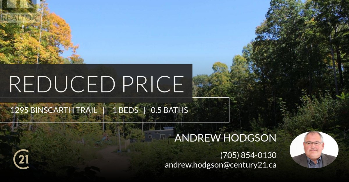 📍 Reduced Price 📍 This recently reduced home at 1295 Binscarth Trail in Dysart Et Al (guilford) won't last long, so, don't wait to set up a showing! Reach out here or at (705) 854-0130 for more information! homeforsale.at/1295_BINSCARTH…