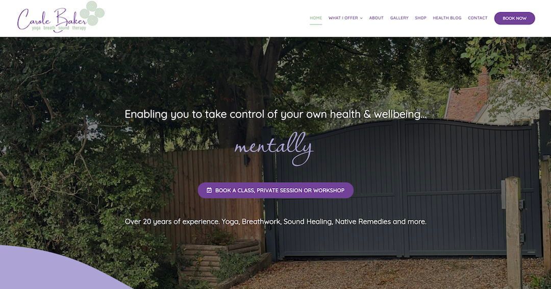 belluber's tweet photo. Another new website completed and launched today!
A yoga and wellness instructor required the design of a new logo and website.
I'll be providing a two-hour training session so that she can manage and update the website herself.

https://t.co/qGIOPjQI7P https://t.co/HLeFTfcGHk