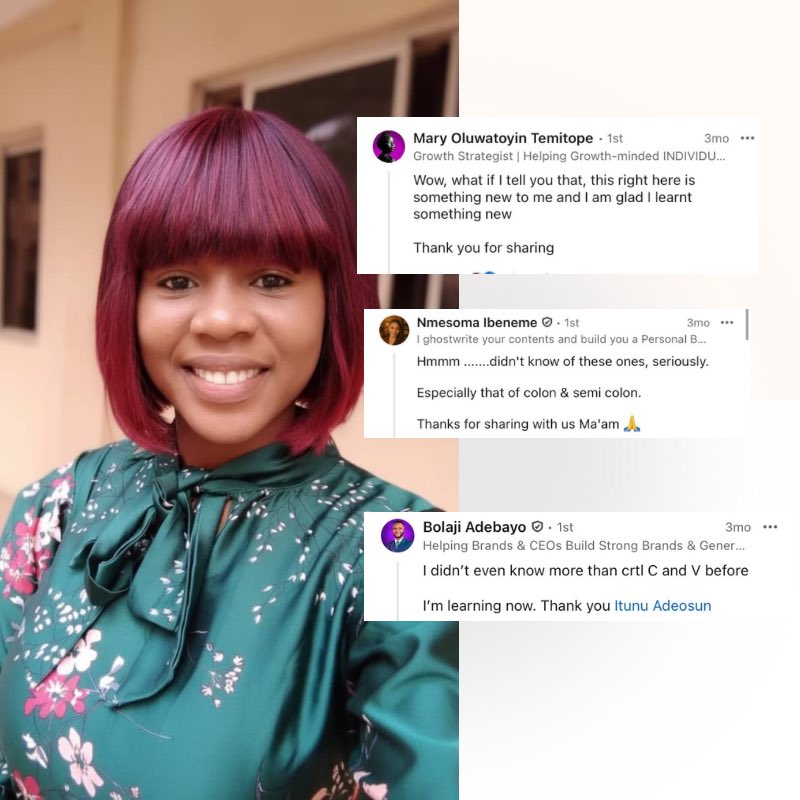 My routine every Tuesday is just about “dropping shortcuts on Excel” on LinkedIn. Data entry is easy when you are able to find your way around system tricks 

Ever seen have started doing this, I find out some many people doesn’t know something I know.