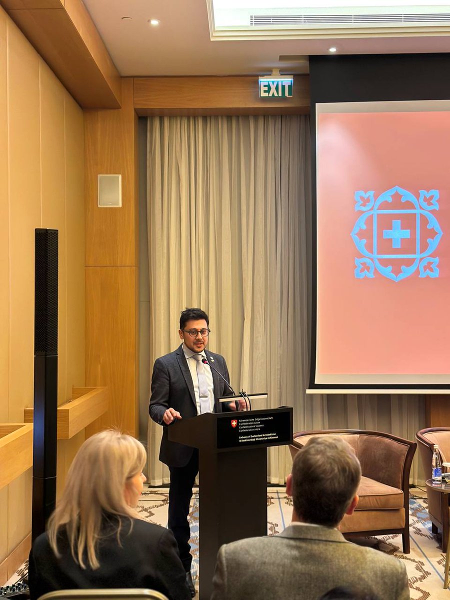 Yesterday, on 1st of December, #EUROUZ had the honour of partnering with the Embassy of Switzerland in Uzbekistan for the official Swiss Days 2025 programme in #Tashkent.

#EUROUZ #Uzbekistan #CentralAsia #SwissDays