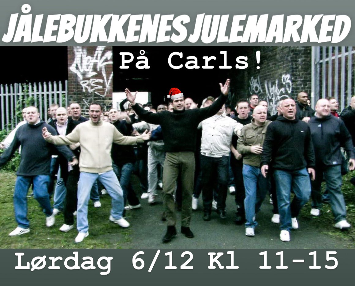 stang_ut_zine's tweet image. Jadda, det er klart det blir Jålebukkenes julemarked i år også! 
2nd hand tribunemote er årets beste julegave til deg selv. Kom på Carls lørdag fra 11, kjøp deg noe fint, heng med likesinnede og unslipp julestresset 🍻
What else are you gonna do on a førjuls-Saturday?