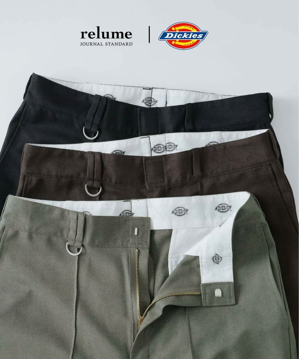 JOURNAL STANDARD relume × Dickies 『Pin Tuck Wide Slacks』の先行