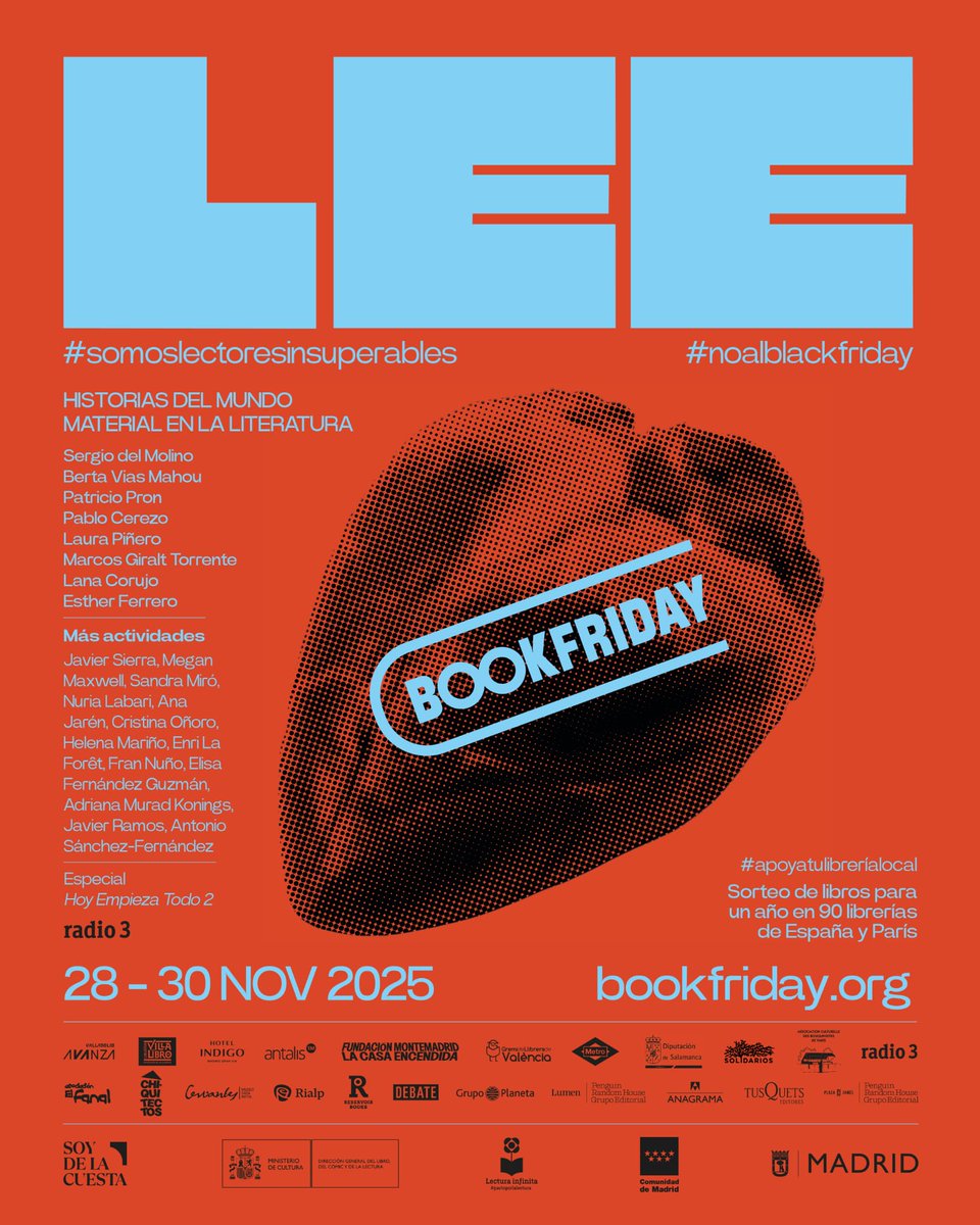 Detrás del #BookFriday hay un trabajo maravilloso de <a href="/soydelacuesta/">Soy de la Cuesta</a>, una apuesta por el placer de la lectura en tiempos de consumo desaforado. Este año hemos podido conocer preciosas librerías fuera de Madrid y descubrir que la cárcel también lee. yorokobu.es/la-carcel-lee/