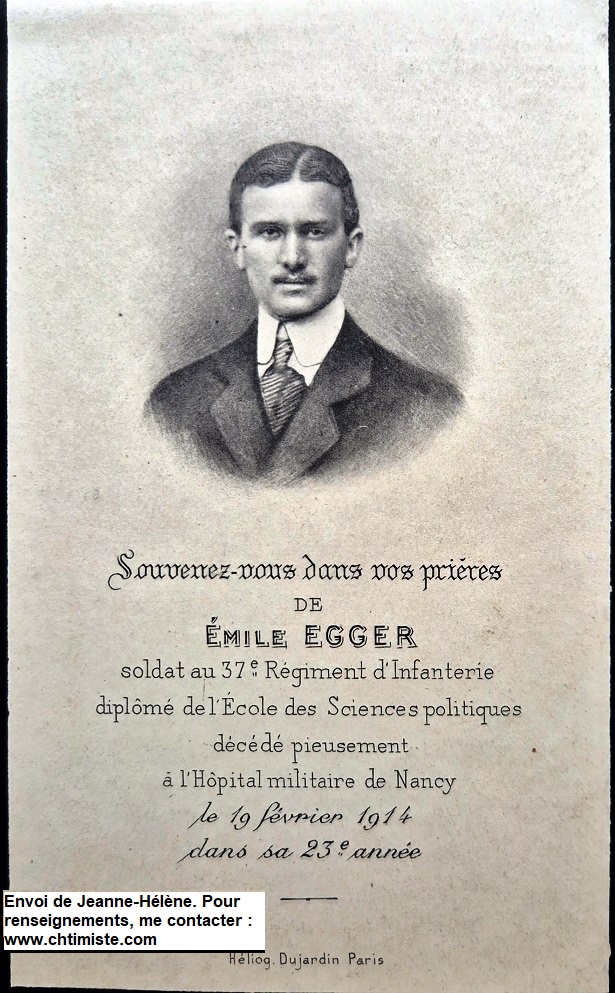 Le_Chtimiste's tweet photo. Emile EGGER du 37ème régiment d'infanterie Merci à Jeanne-Hélène #Chtimiste #37eRI https://t.co/g8EG3aYcHT