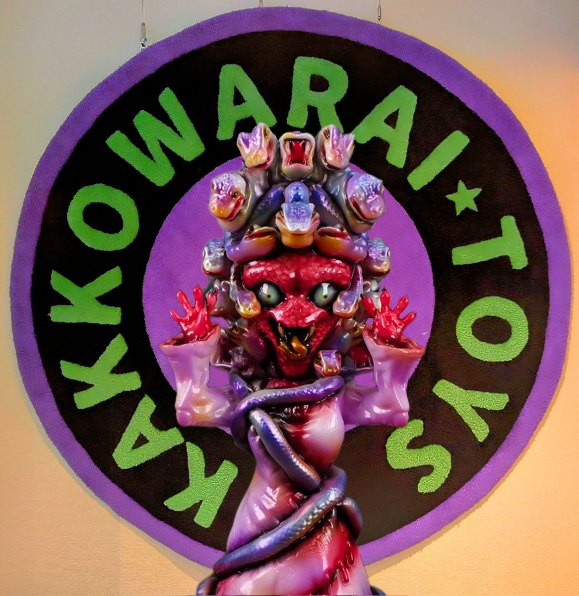 WF2023夏 かっこわらい雑貨店 ナンシー ソフビ ワンフェス ブラウン