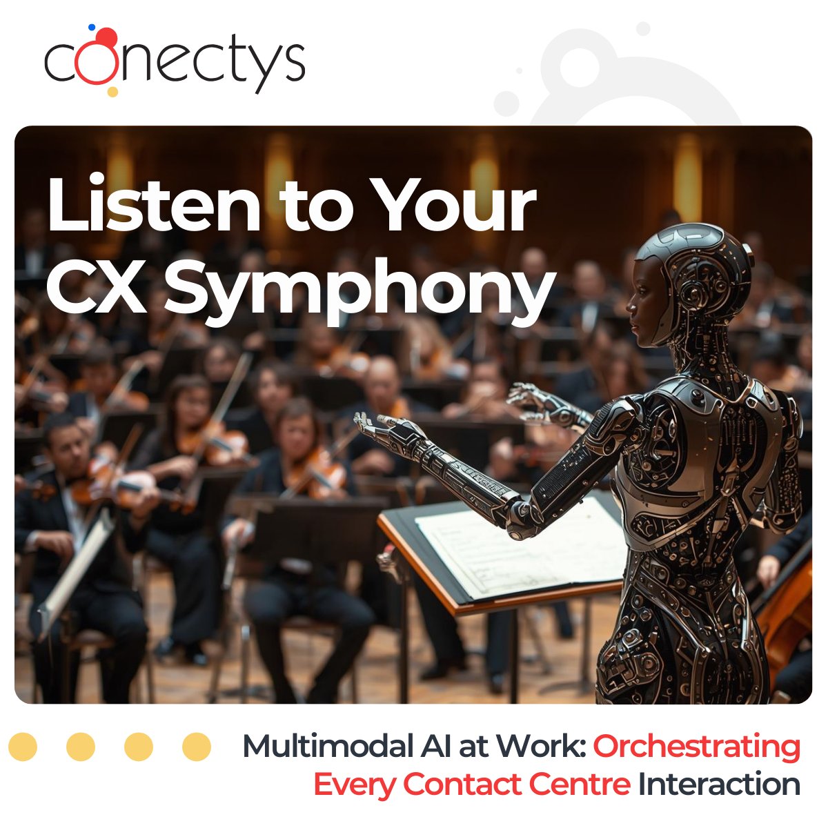 Conectys's tweet image. Your customers switch channels. You switch to panic mode. #MultimodalAI keeps emails, chat, calls &amp;amp; video in sync. It reads emotions, adapts instantly, and escalates only when needed. #CX is conducted like a symphony. 🚀 Read more: hubs.ly/Q03WpVzh0