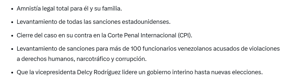 ¿De que se alegran los chavistas?
El colombiano narcotraficante ilegitimo pidió condiciones para irse de Venezuela y abandonar a sus arrastrados gorgorjeros, pero se las negaron.
¿Y los chavistas festejan que baile?
Se sigue demostrando que son unos arrastrados come mierda.
