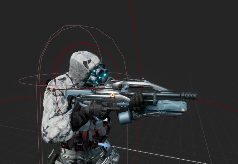 endurion_dev's tweet image. Looks like it’s a big day for this grunt. He just got a new weapon.
The only question is… isn’t this a bit too much firepower for him?