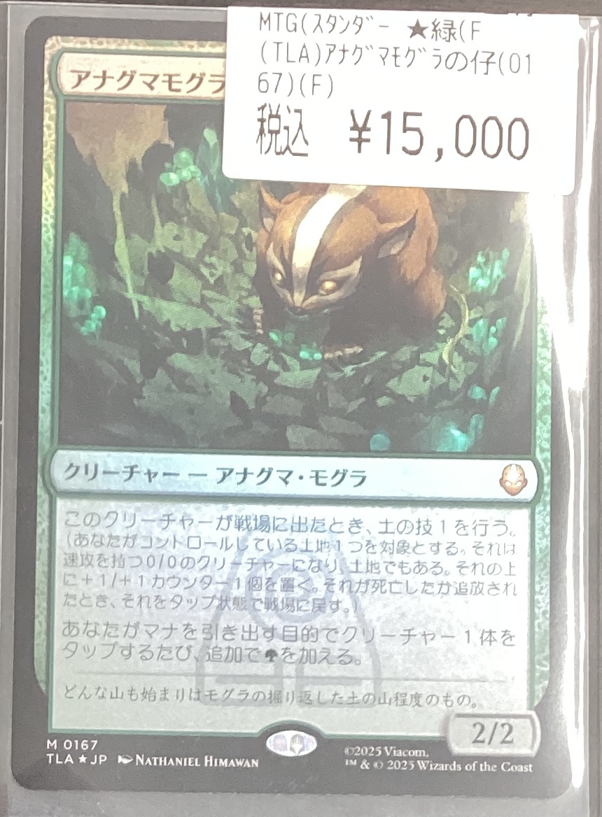 ⭐️MTG⭐️ アナグマモグラの仔 F 買取させていただきました‼️ お