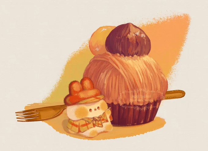 10月、11月もありがとうございました(○・×・○) #ぷみうさぎ #すぴょんず