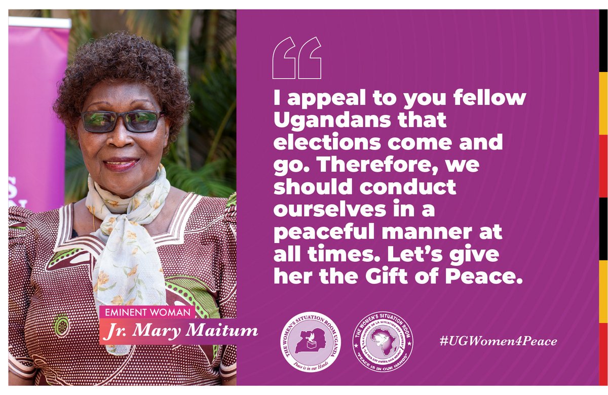 Choosing peace is choosing a safer home, a stable country, and a future without violence.

#UGWomen4Peace
#ViolenceFreeElections