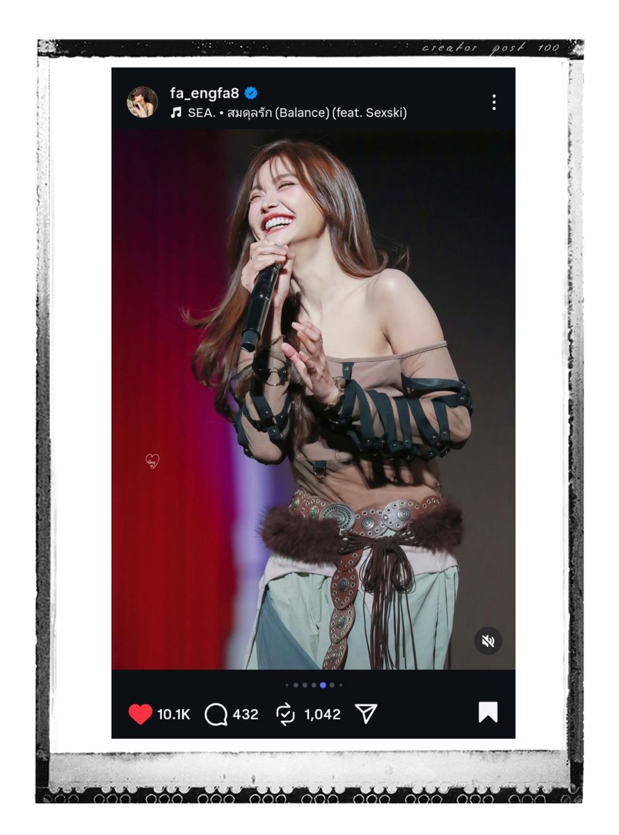 BRB, boosting Engfa’s IG engagement 🏃‍♀️💙

Like ❤️ 
Comment 💬 
Save 💾
Share 🔄

🔗instagram.com/p/DRwrJAFD5Z4/…

SPARKLING STAR ENGFA02
#อิงฟ้ามหาชน #อิงฟ้าวราหะ 
#EngfaWaraha <a href="/EWaraha/">Engfa Waraha (ตัวจริง)</a>