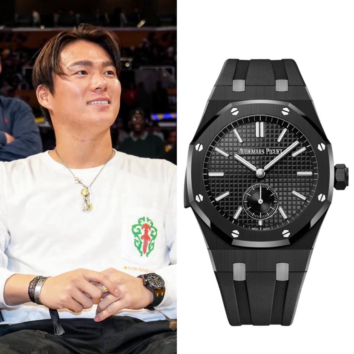 山本由伸 オーデマ・ピゲ ロイヤル オーク ミニッツリピーター