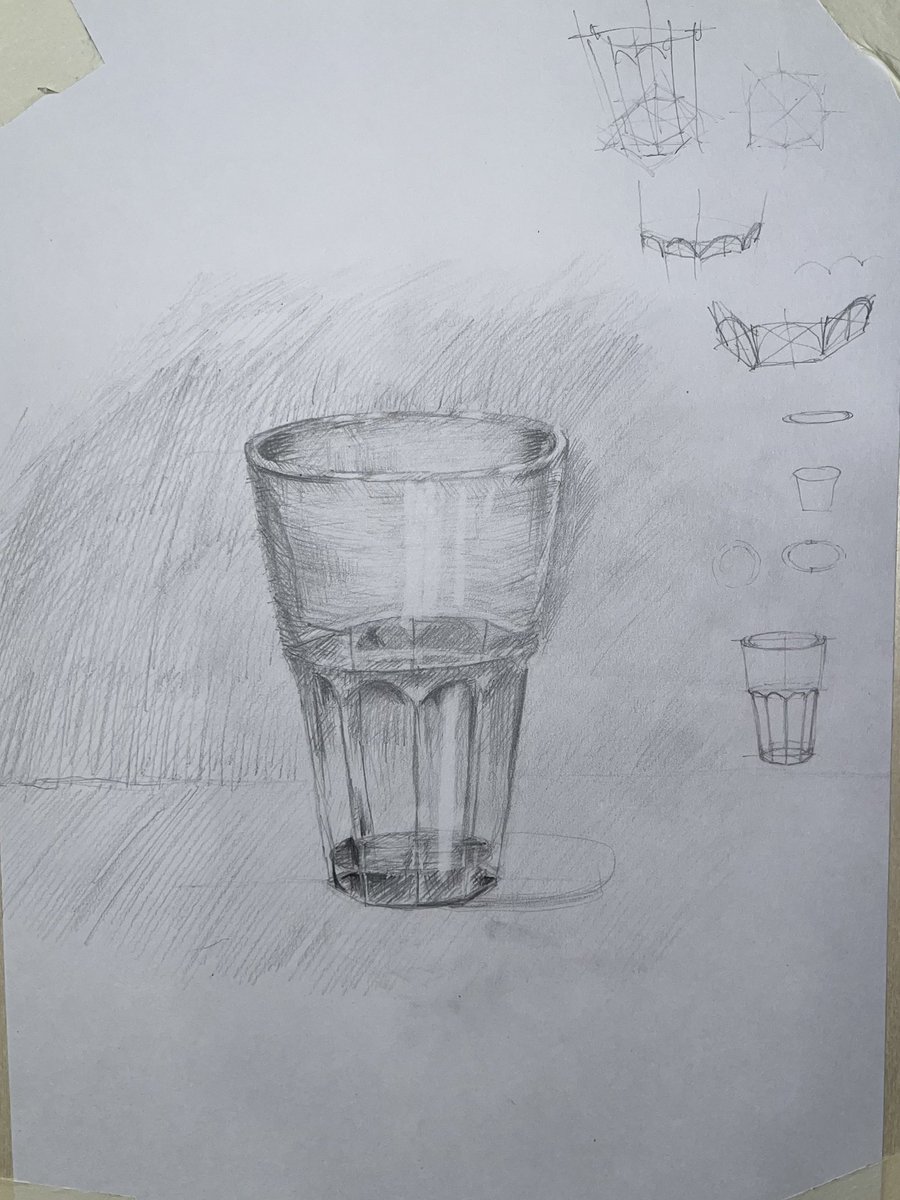 _zakitoon_'s tweet image. Glass sketch