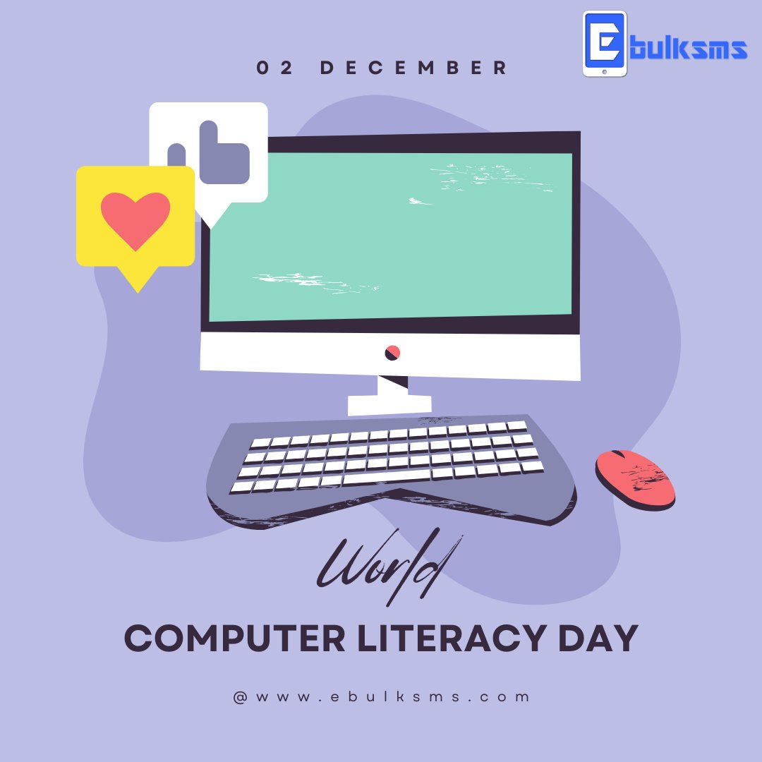 EBulksms's tweet image. 🌍 World Computer Literacy Day 💻✨

At EBulkSMS, we celebrate digital skills that empower everyone - children, youth, and communities — to learn, connect, and thrive in a digital world.

#WorldComputerLiteracyDay Daddy Freeze  Mo Salah #EBulkSMS #TechForAll Detty December