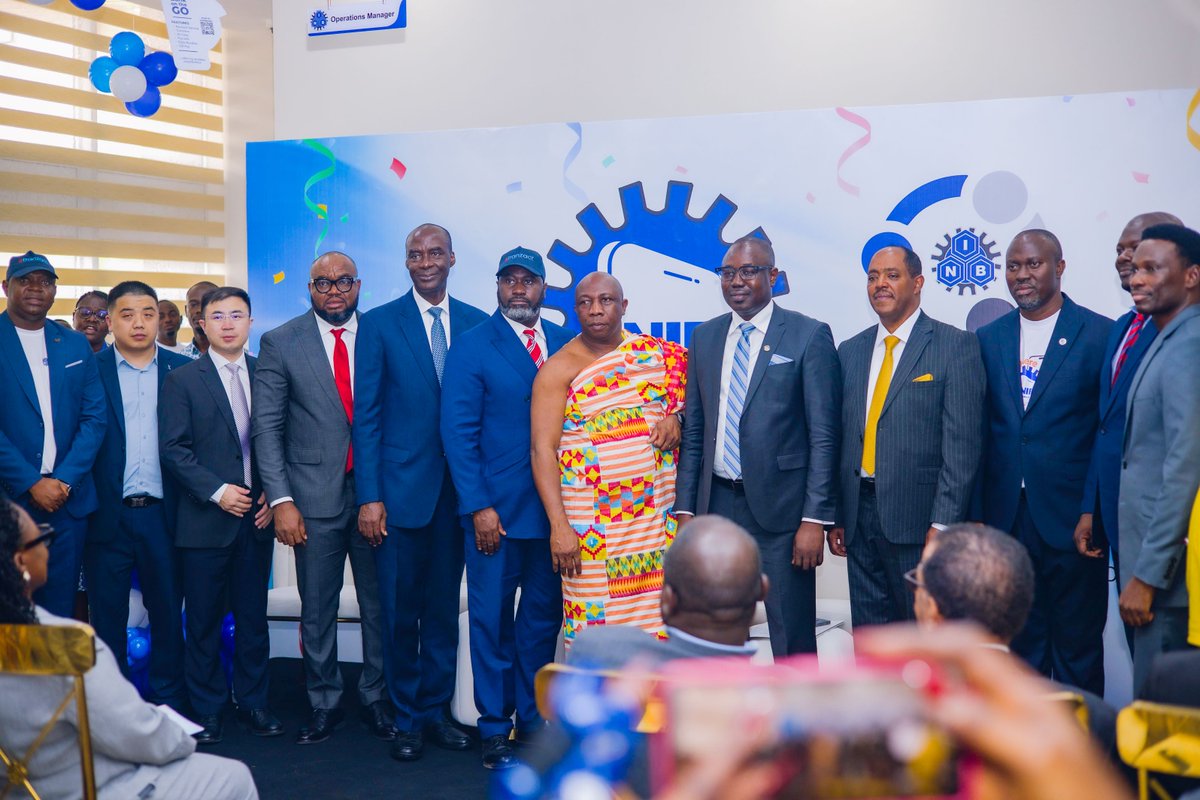 NIBGHANA's tweet photo. The National Investment Bank PLC launches its Mobile App and unveils the Ubuntu cultural change initiatives on December 1, 2025, at its Head Office, Cedi House in Accra.

#NIBPLC #NIBMobileApp #UbuntuCulturalChange #BankingAtYourDoorStep #NIBYourbusinessisourbusiness https://t.co/D0smlZRA4t
