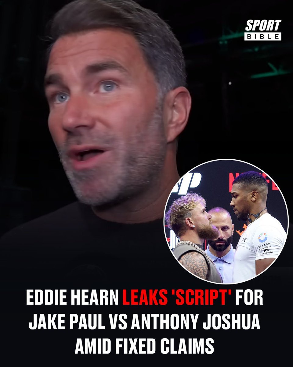 sportbible's tweet image. 🚨 THE SCRIPT HAS BEEN LEAKED 🚨

This wasn&apos;t supposed to be public information 👀