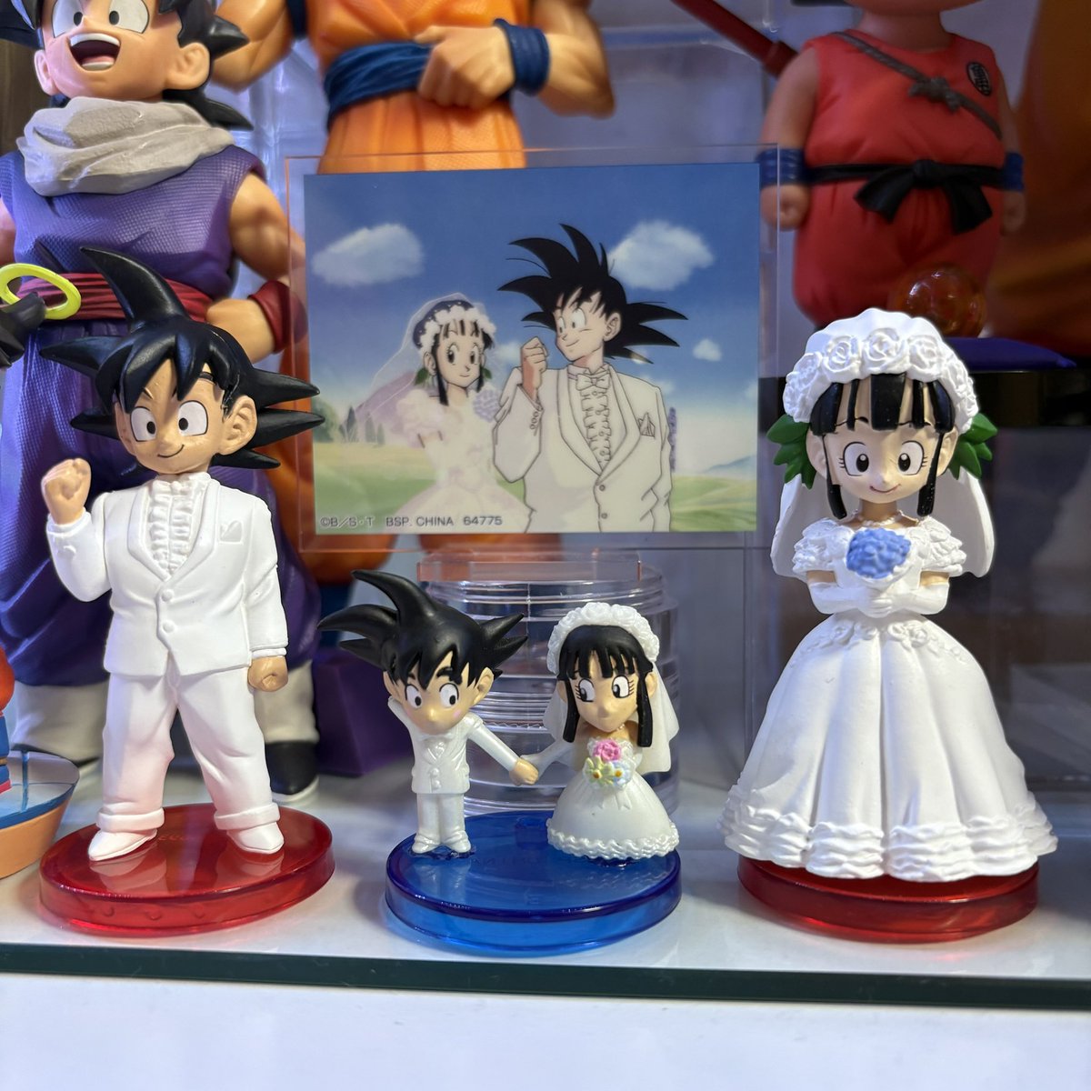 ドラゴンボールZ ペアキーホルダー Z 戦士たちの恋愛 孫悟空 チチ