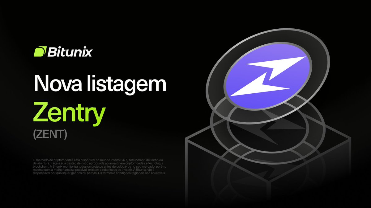 BitunixPT's tweet image. 🚨ALERTA NOVA LISTAGEM🚨

Anunciamos que $ZENT já se encontra disponível para negociação na #Bitunix

#Zentry é pioneira na tecnologia #HumanAgenticOS, que procura a simbiose entre a inteligência humana e artificial (#IA) 

Como comprar em spot👉 bitunix.com/p/ZENTspot212