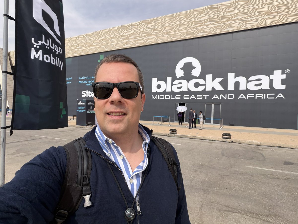 Kicking off <a href="/BlackHatEvents/">Black Hat</a> MEA 2025! 🔥
Ready for an intense week of cybersecurity, research and great people.
#BlackHatMEA #CyberSecurity #BugBounty

blackhatmea.com/speaker/juan-f…