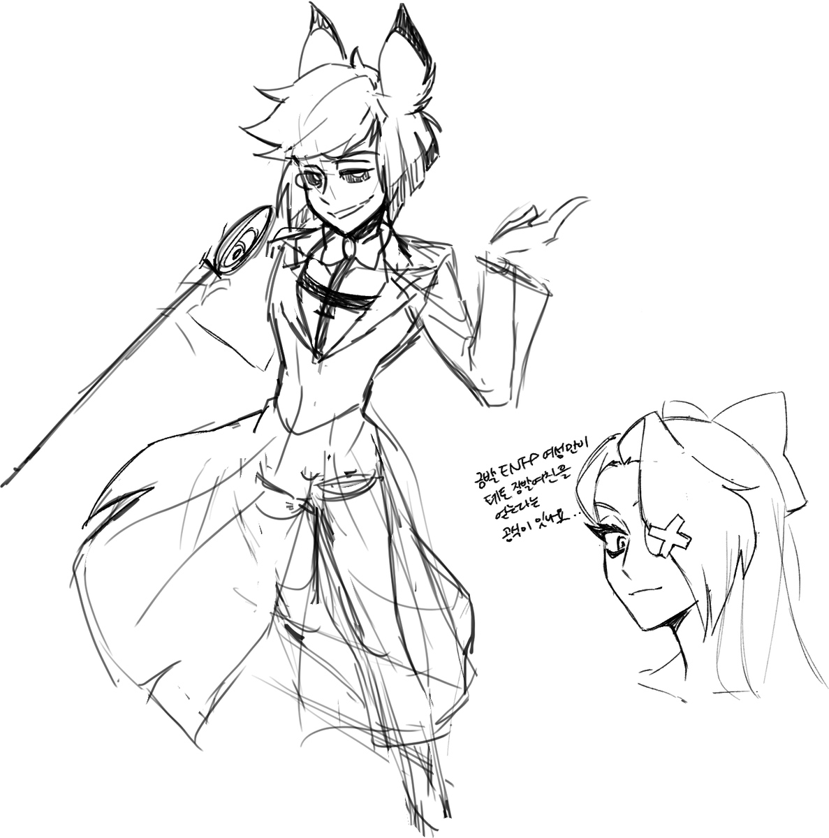 DDYO_2P's tweet photo. 일이너무바뻐서 맨날 낙서만하고 튐
#HazbinHotel  #HelluvaBoss https://t.co/zSKz8fm5Ks