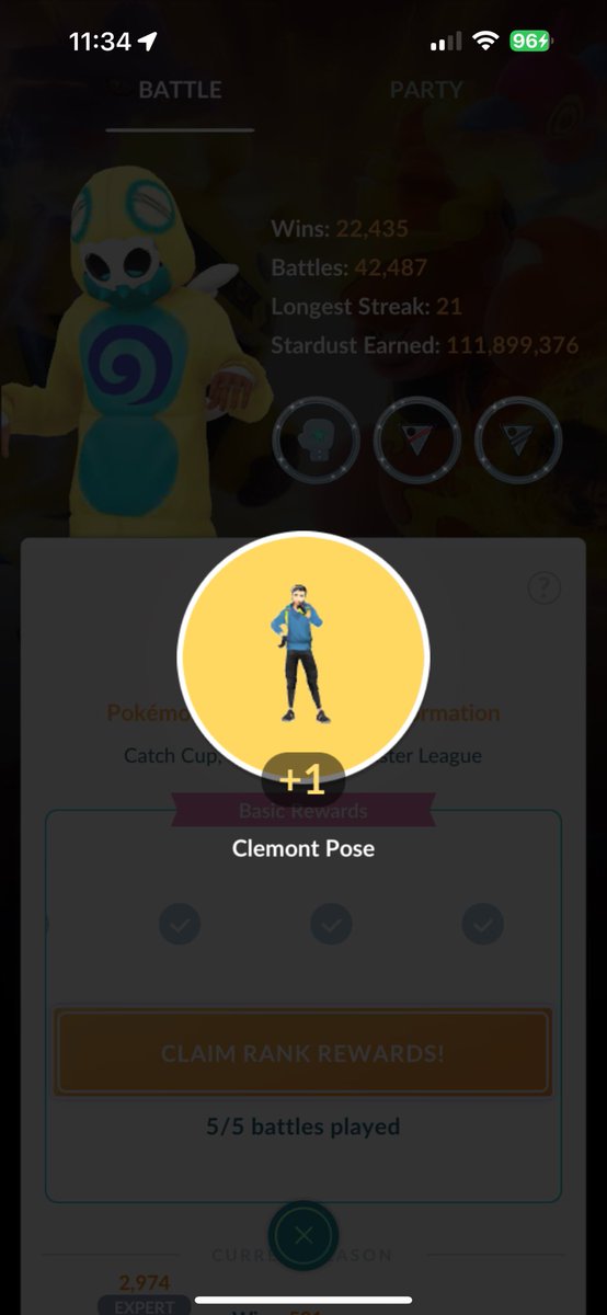 Yusei_furou's tweet image. Well we cut it close 🤣
2800-3070
Thanks everyone for tuning in :) will be back to stream the new season again later tonight!

#PokemonGo #Battlers