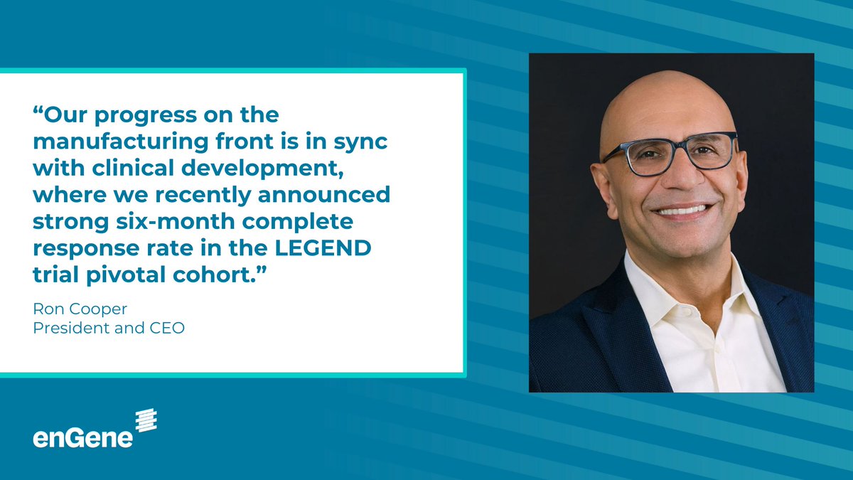 engene_inc's tweet photo. Exciting news: our non-viral gene therapy for #NMIBC, has been accepted into the FDA’s CDRP Program. The Program is designed to strengthen our engagement with the FDA on CMC requirements and supports our preparations for a future planned BLA submission. https://t.co/bPKSnXEtAD https://t.co/HyYHu0k2PT