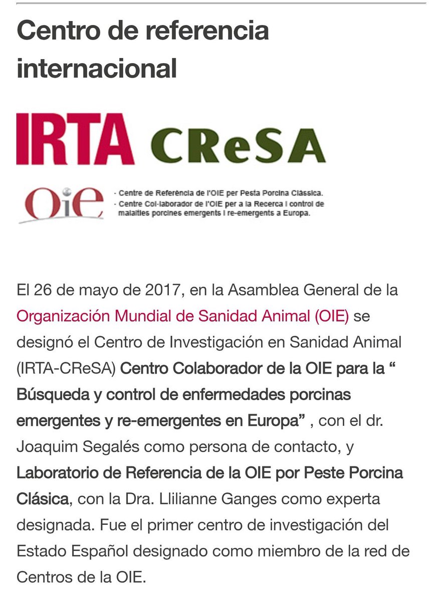 verdadsmolestas's tweet image. Un biolaboratorio de investigación donde se estudiaba la peste porcina africana se ubica a muy poca distancia de donde se inició el primer brote de peste porcina africana en Cataluña