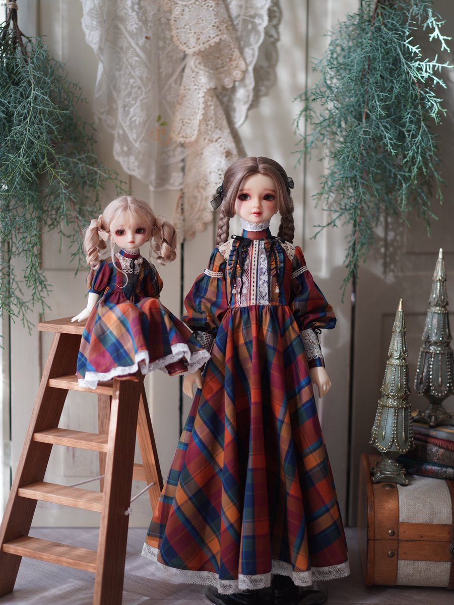 ドルパで展示をした“ Holiday check dress ” をヤフオクに出品しました。
12/7(日)21時台終了予定です。

大小2着セットでの出品となります🎄素敵なご縁がありますように✨

auctions.yahoo.co.jp/jp/auction/r12…