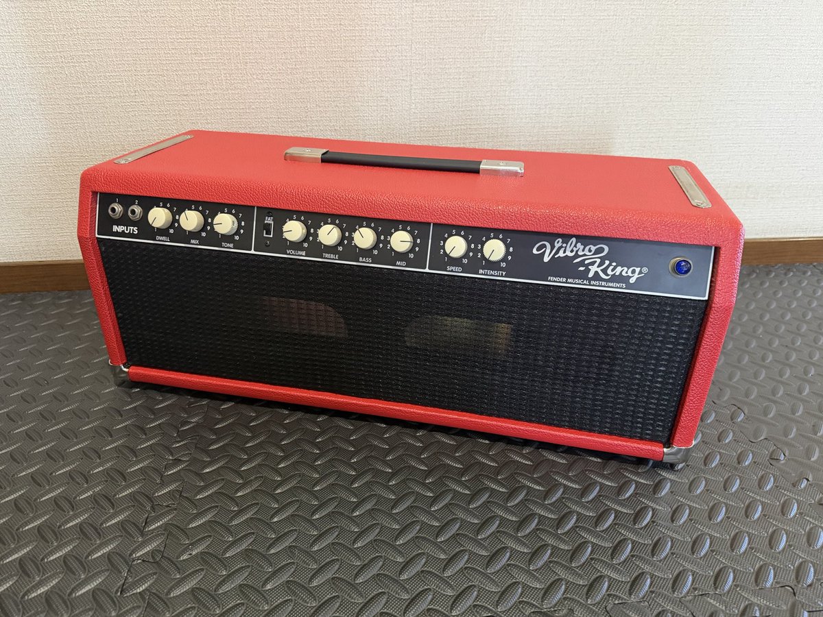 Rythmandsky's tweet photo. Vibro-Kingヘッド化のご用命でした。
レッドトーレックスにすると存在感が半端ないですね。
ありがとうございました❗️ https://t.co/iObzCLa56r