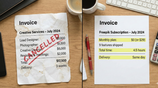 arsh_goyal's tweet image. design teams are about to become optional for most dev work.

shipped 9 features solo last month. no designer. no photographer. no creative director.

just AI tools and low standards for &quot;perfect.&quot;