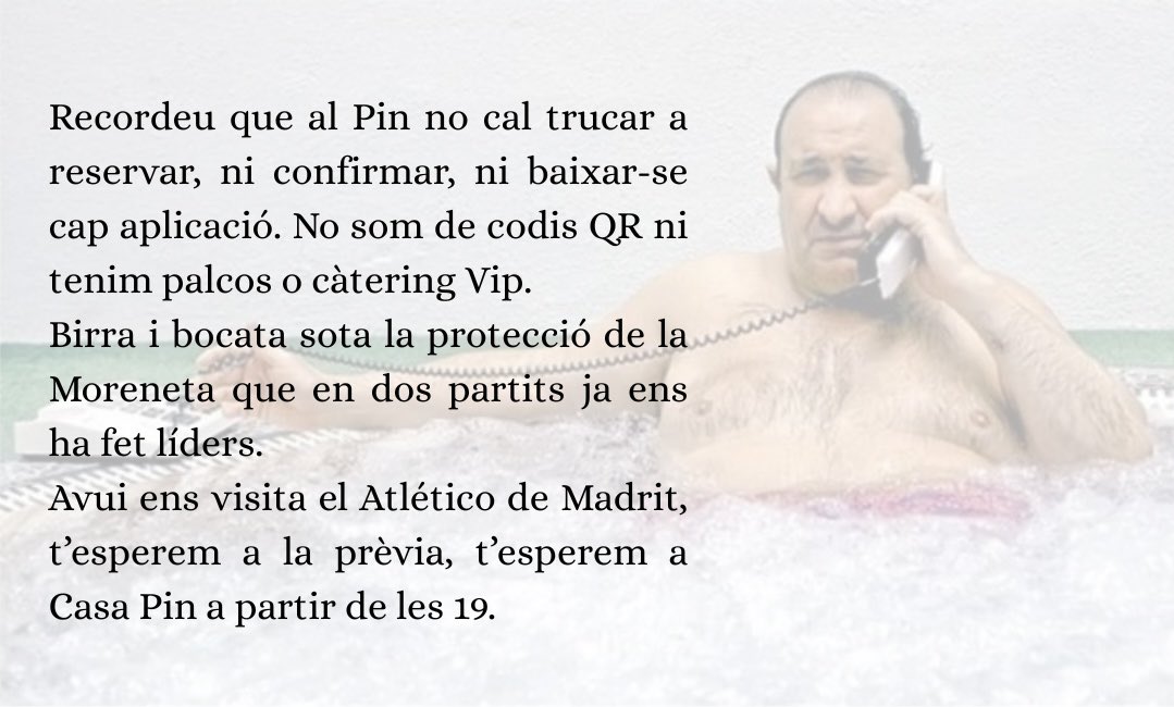 CasaPin_'s tweet image. Avui Barça vs. Atlético Madrid #casapin