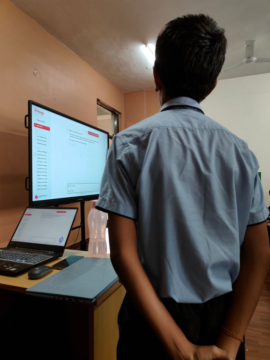 Orientation for Pilot Project at Aarambh School, Raipur 🌟

On 1st–2nd December, we conducted a two-day orientation at Aarambh School, Raipur, introducing students to the AI Ready School Platform as part of their pilot project.

The orientation was more than just a walkthrough—it