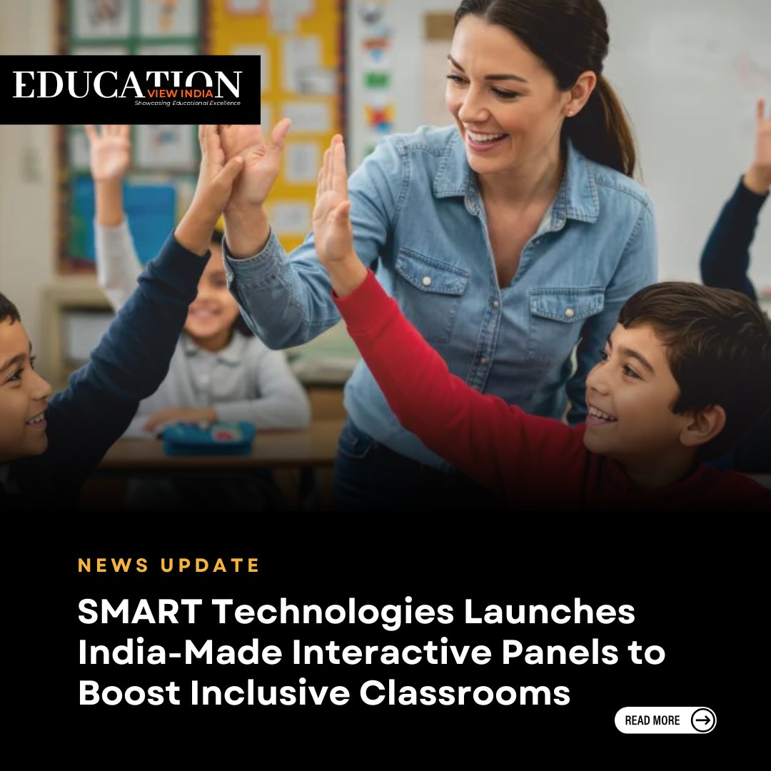 educationview_'s tweet image. SMART Technologies launches India-made interactive panels designed to empower neurodiverse learners and make classrooms more inclusive through UDL-driven innovation.

Read More :- tinyurl.com/hdb4c29k

#SMARTTechnologies #InclusiveEducation #UDL #EdTechIndia #Neurodiversity