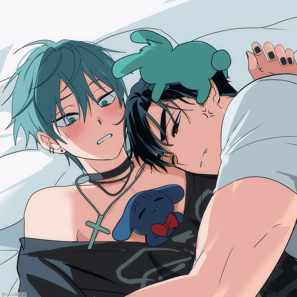 lucidkana's tweet image. The boyfriends and their tiny troublemakers😅 #ivantill