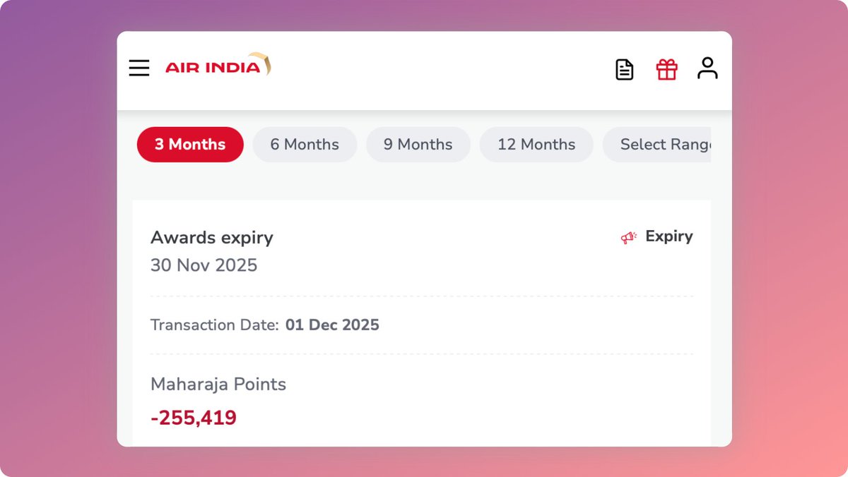 Sadness is waking up to see Air India points expire overnight even though my recent revenue flight should have extended the validity by 2 years.

It would be nice if Air India is transparent about how long the system takes to update expiry because email and phone confirmations