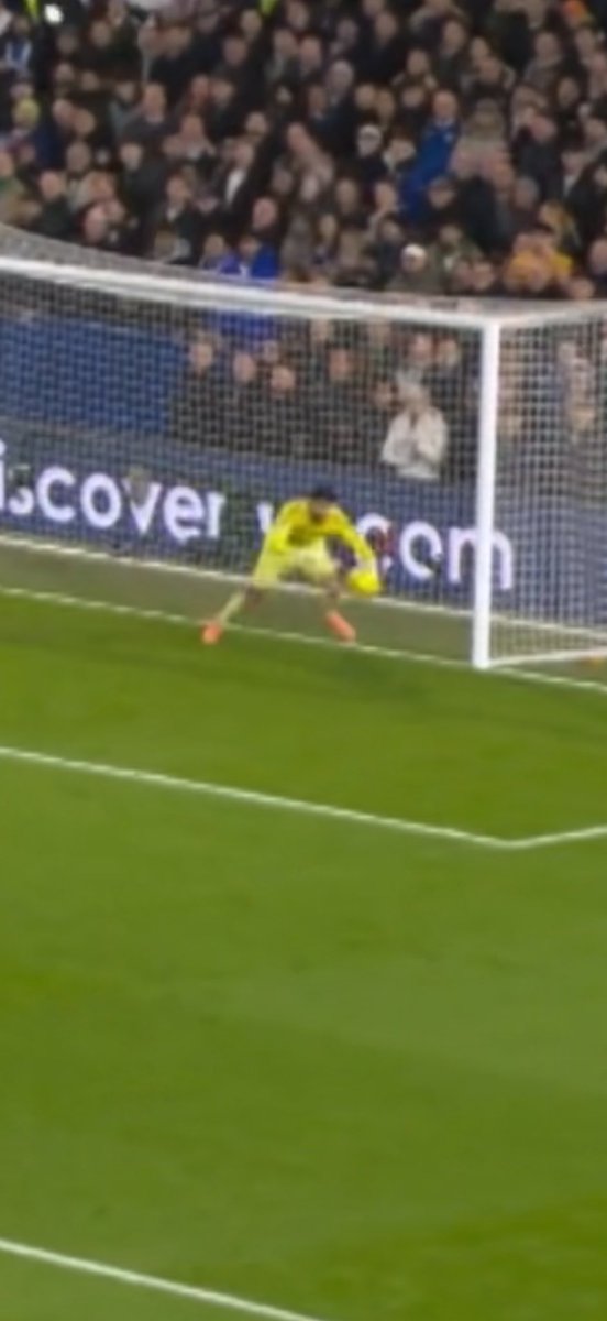 JohngBwfc's tweet photo. @TheRebel888 @AndyRobsonTips Keeper well inside the goal when he gathers the ball https://t.co/yfzzSi81p0