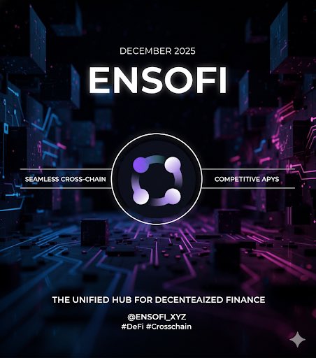 Rajigbolahan6's tweet image. EnsoFi: The Covert Liquidity Mechanism Poised to Revolutionize Interoperable Capital Movement.

Most people describe EnsoFi as “another cross-chain lending protocol,” but almost nobody is paying attention to its deeper purpose: it isn’t just bridging liquidity, it’s engineering a…
