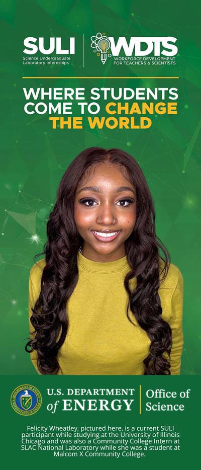 doescience's tweet image. Are you or do you know an undergraduate student in STEM who would like the experience of a lifetime at an @ENERGY National Laboratory? Applications for the 2026 summer session of our Science Undergraduate Laboratory Internship are now open: science.osti.gov/wdts/suli