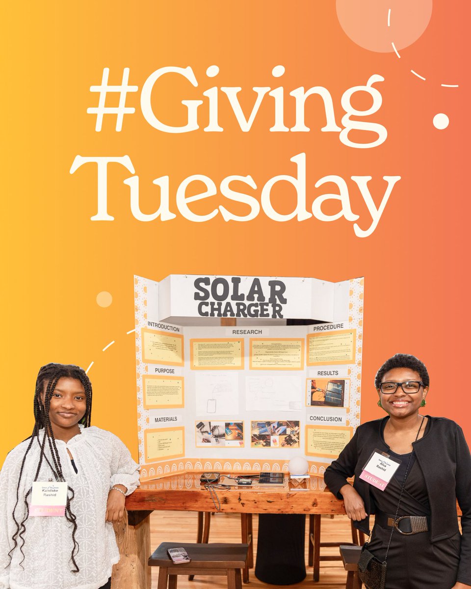 It's #GivingTuesday and we're on a mission to raise $5,000 to serve 400 more Chicago girls in 2026.

Your gift today = hands-on experiments, mentorship, field trips, and a community that says 'YES, you belong in STEM!' 

🌟 Donate NOW! 🌟 girls4science.org/donate-now.html