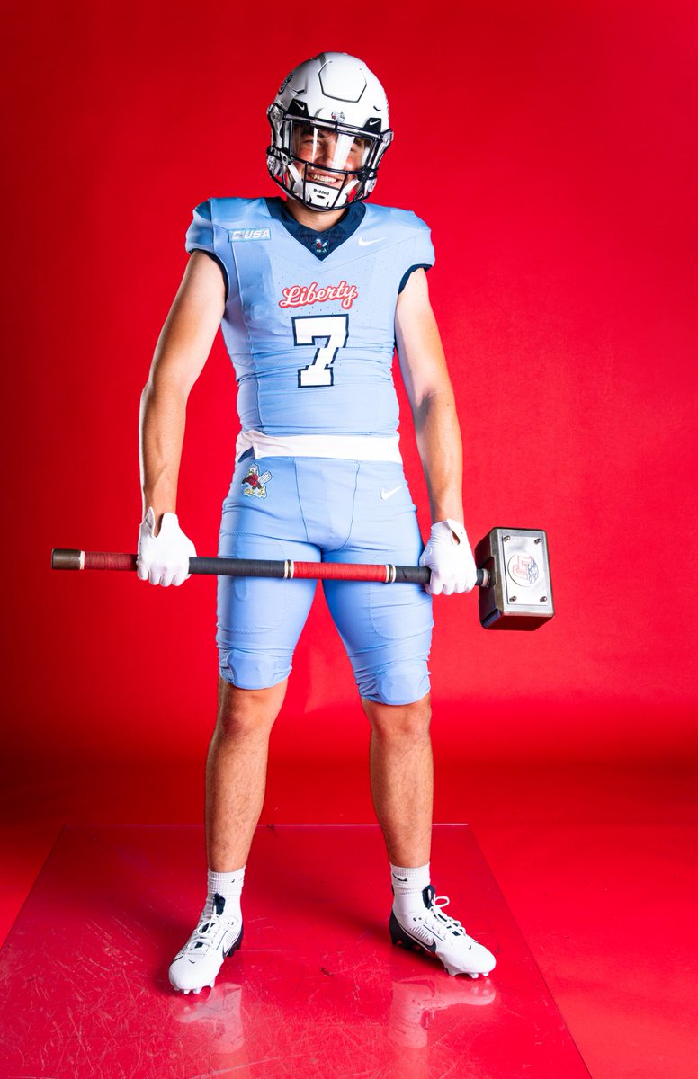 KameronTaylor44's tweet image. What do you think @LibertyFootball  and @FlamesNation ? Should we make it official?
@Coach_Ladutko @NKostarelos @_majorhawkins @CoachChadwell @CoachSloan10