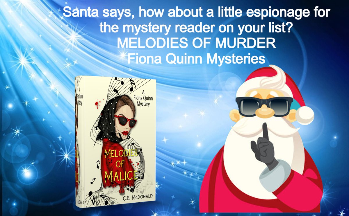 Unmask a treble of trouble in Melodies of Malice! When a Russian spy turns up dead Fiona &amp; Det Landry delve into a web of secrets &amp; espionage. This #FionaQuinnMysteries is sure to hit a high note of intrigue!
🎶MELODIES OF MALICE amzn.to/3WHNUOg
Great #StockingStuffer 🎅