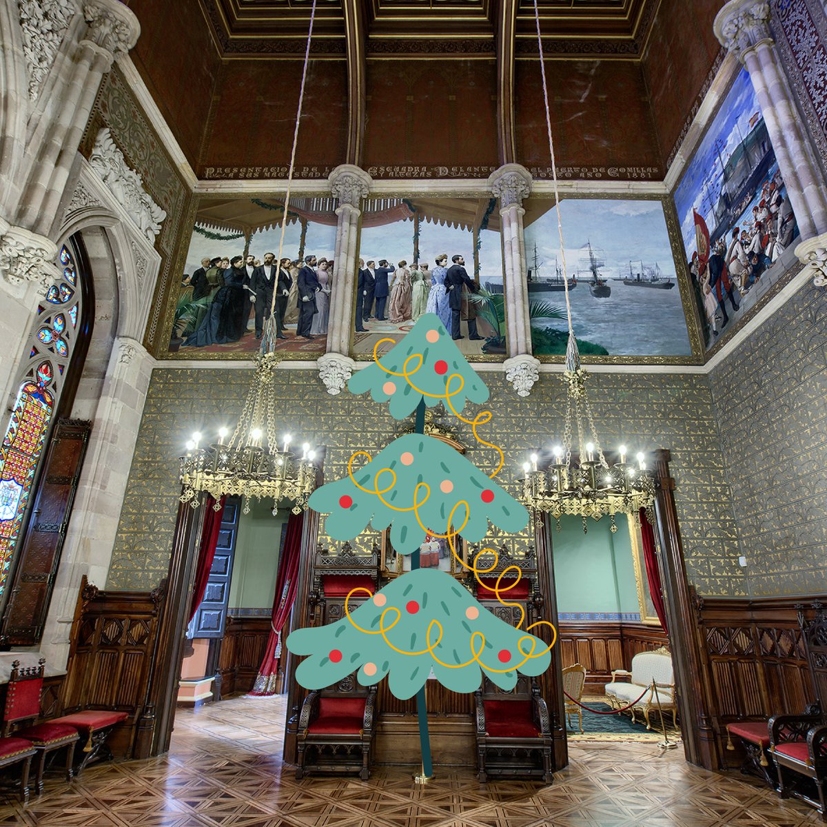 🎅 Desde la #culturadeCantabria nos unimos hoy para daros las #gracias por un año genial, que 2026 sea igual o mejor que 2025 y para desearos todo lo mejor en esta #Navidad 🥰

👉 ¡Os esperamos en nuestros centros, museos y cuevas! 😘👌