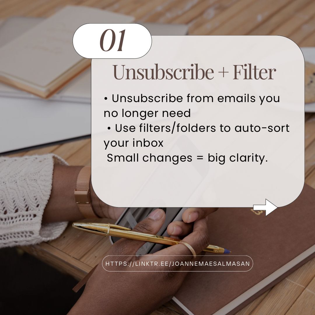 JSVirtualSol_'s tweet image. Stop the inbox stress.
Small habits = big clarity. 💌✨
Swipe to simplify your email routine.