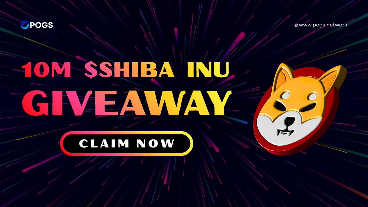 🐶10M $SHIB GIVEAWAY!

🔁RT 
⏩ Comment Wallet Address on discord.gg/73HtccfkHj

Ends in 24 hours!⏳

#GIVEAWAY #Airdrops #AirdropCrypto