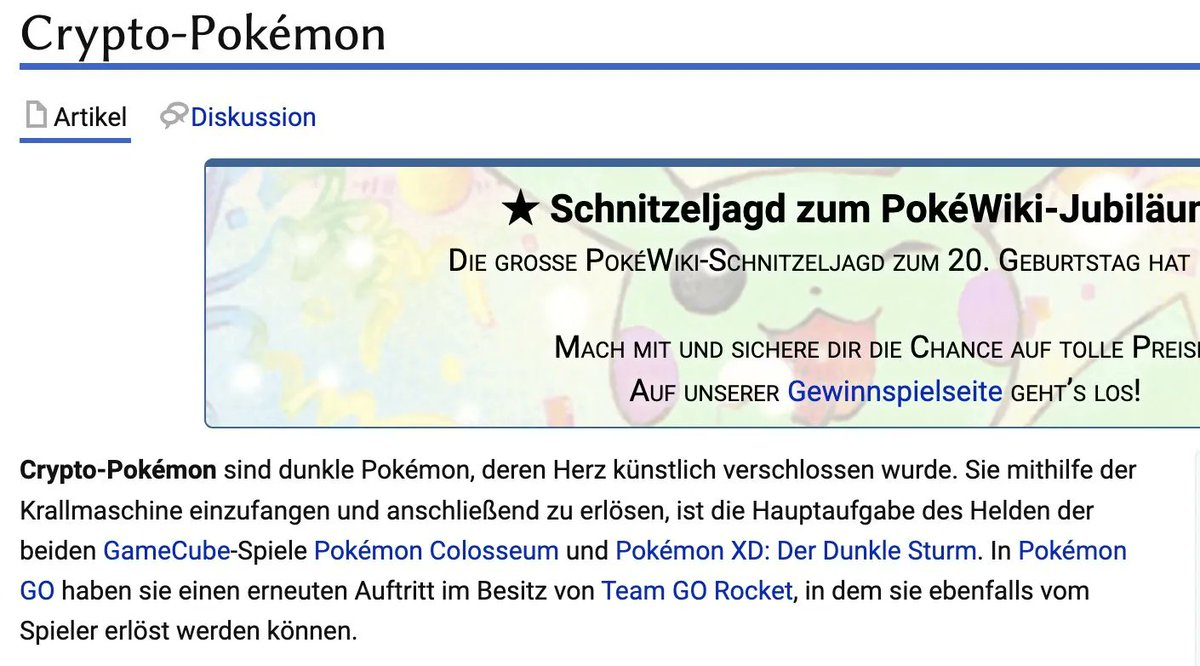 I just found a "Crypto Pokemon" lore is insane

proof:
pokewiki.de/Crypto-Pok%C3%…
