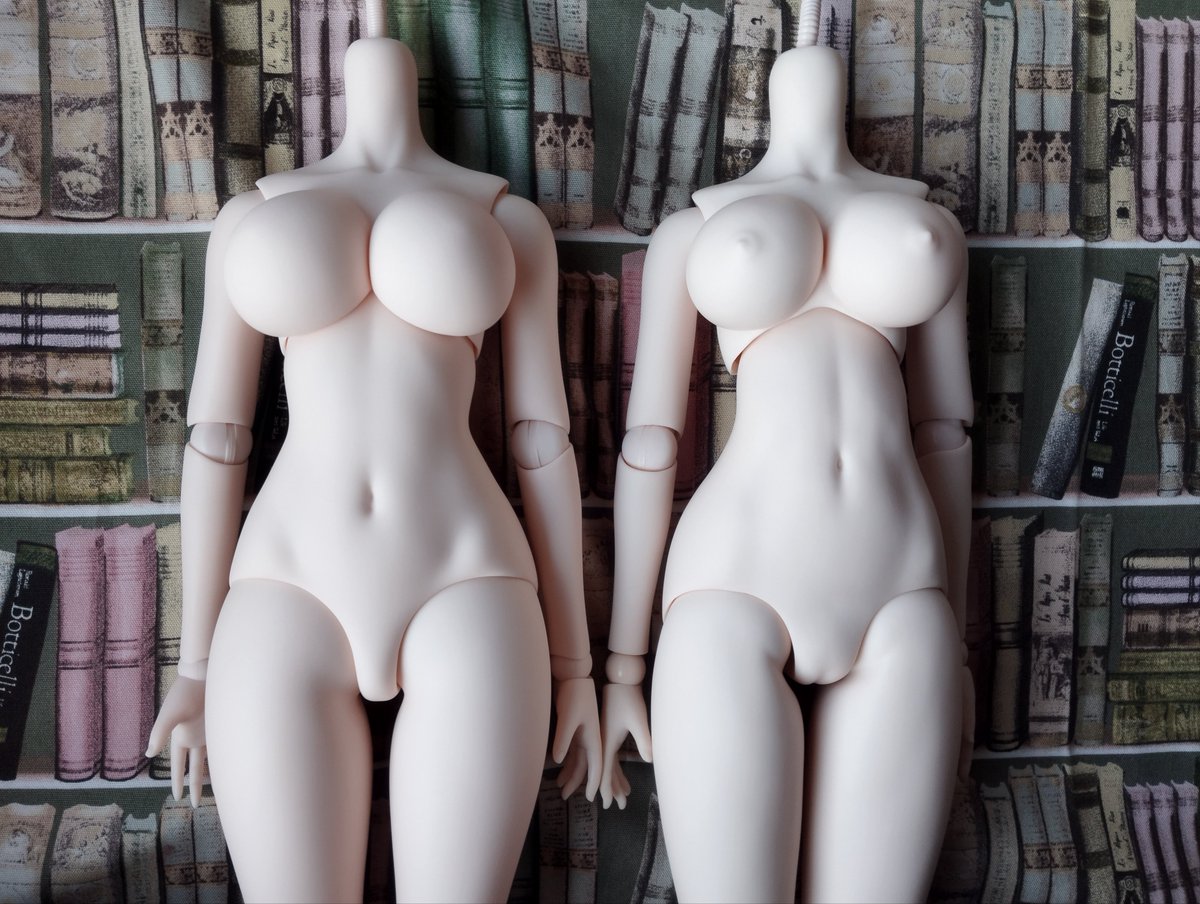 esukaiyakurabu1's tweet photo. 【DOLL】

⚠️⚠️⚠️肌色注意⚠️⚠️⚠️

DDdyボディさわさわした

ささらボディはバストトップ無し
新しいボディは滑らかで段差が無い
でも、動きは硬い

首が細い https://t.co/ZHaoWVh91v