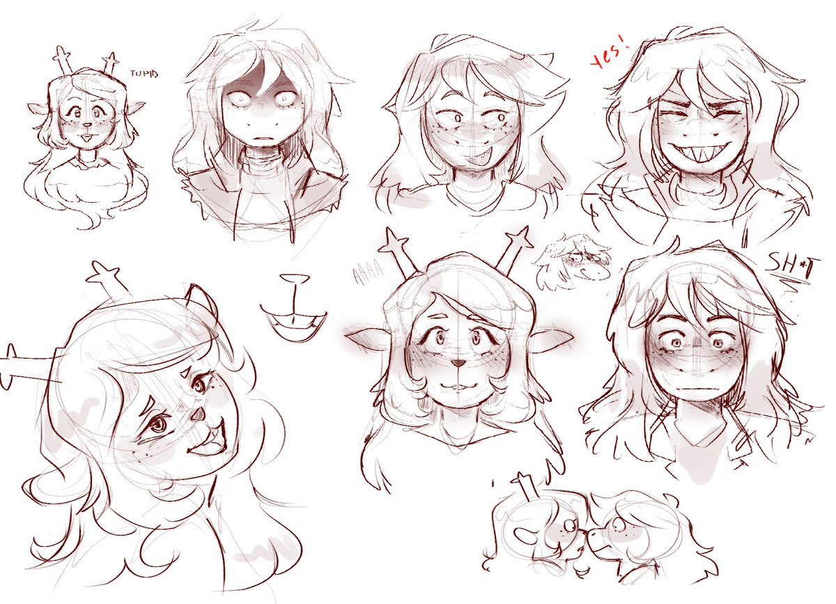 focamort4's tweet image. sorry guys i dont have new deltarune/suselle content yet so heres a bunch of studies from this summer &amp;lt;3
might join some days of the susellcember tho idkk #suselle #deltarune