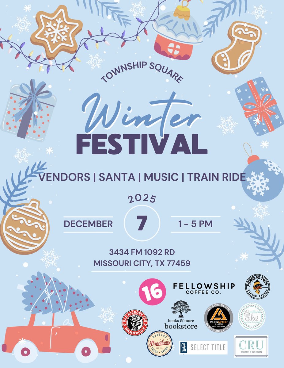SwimlabsS's tweet image. Join us at Township Square Winter Market in Missouri City, TX on Dec 7th, 1-5pm! Enjoy games, prizes, and festive cheer with friends. Don&apos;t miss out! ❄️ #WinterMarket #CommunityFun